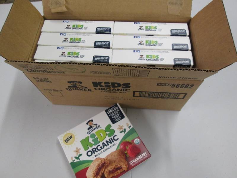 lot 236 image: 8 boxes of Kids Organic strawberry ...
