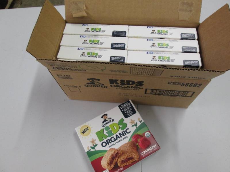 lot 237 image: 8 boxes of Kids Organic strawberry ...