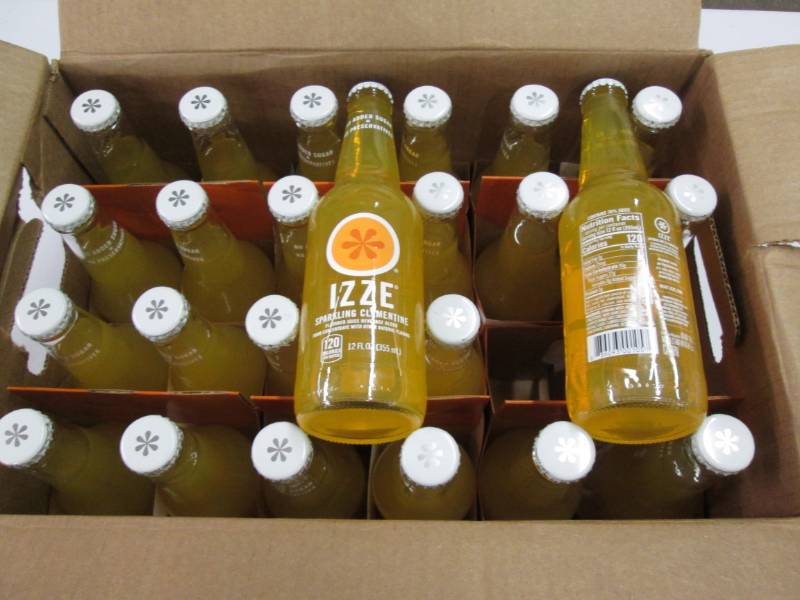 lot 241 image: Case of Izzie sparkling clementine ...