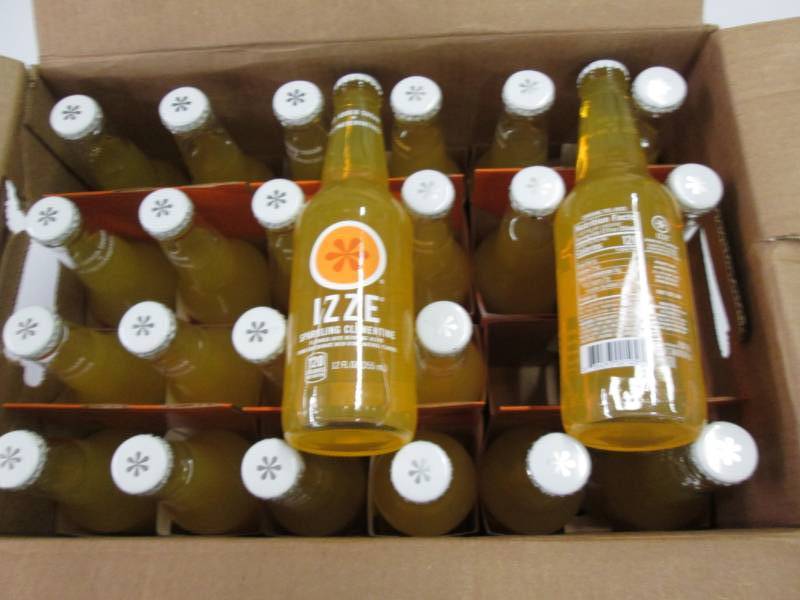 lot 242 image: Case of Izzie sparkling clementine ...