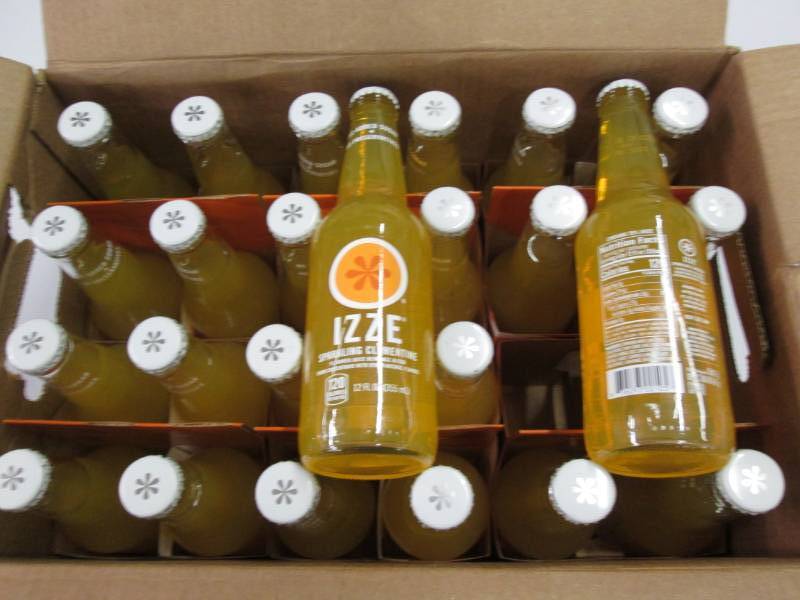 lot 243 image: Case of Izzie sparkling clementine ...