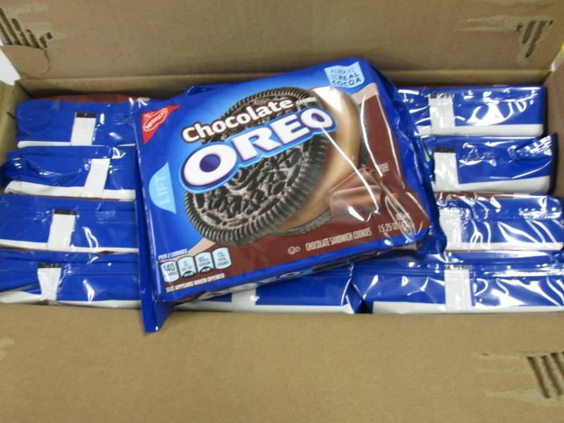lot 253 image: Case of 12 Oreo chocolate crme co...