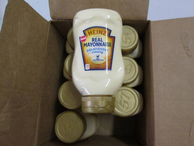 lot 267 image: 8 Bottles Heinz deliciously creamu ...