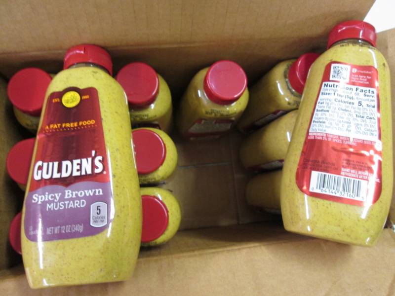 lot 284 image: 12 bottles Guldens spicy brown mus...