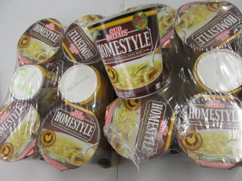 lot 294 image: 12 homestyle noodles pre-packaged m...