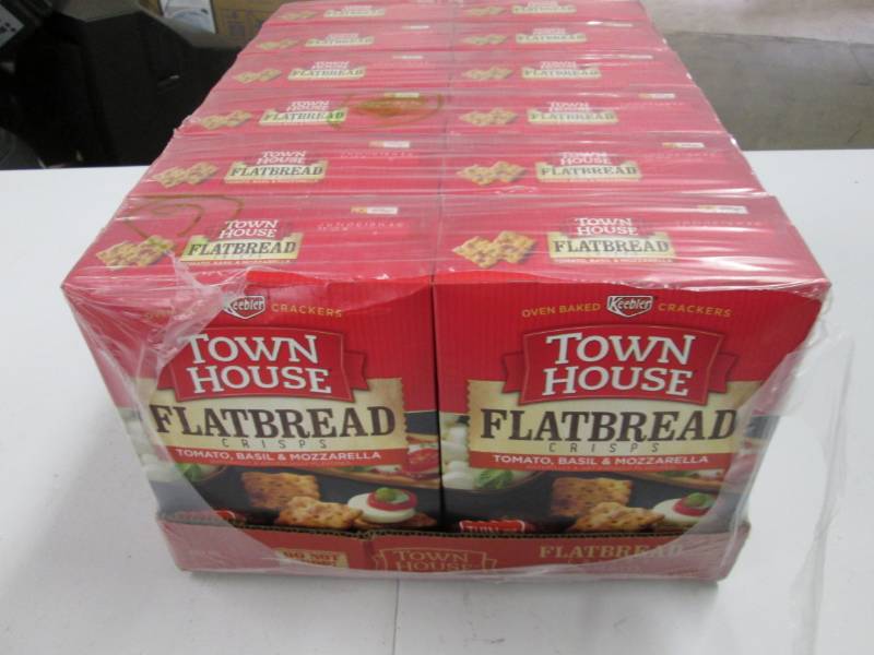 lot 296 image: 12 boxes Townhouse flatbread...