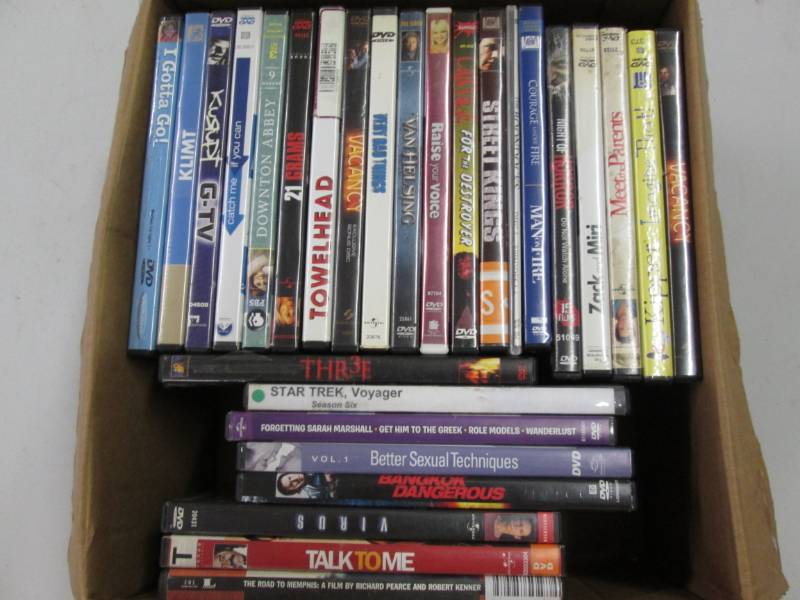 lot 310 image: Box of dvd movies...