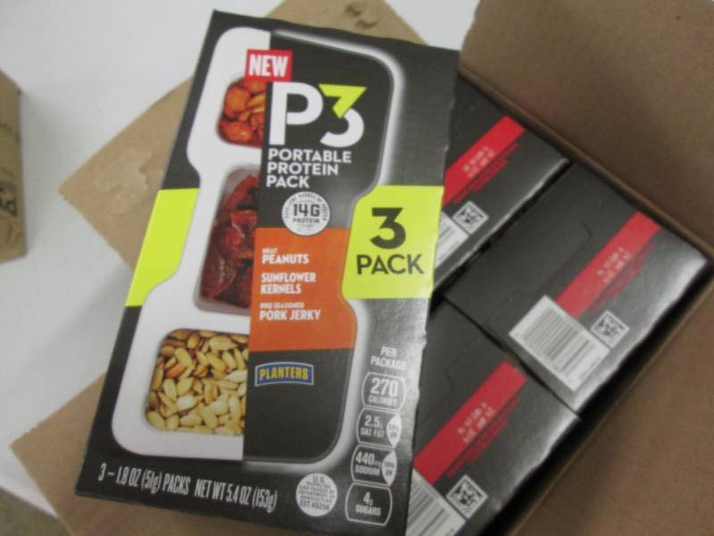 lot 316 image: Case of P3 Protien packs snack ...