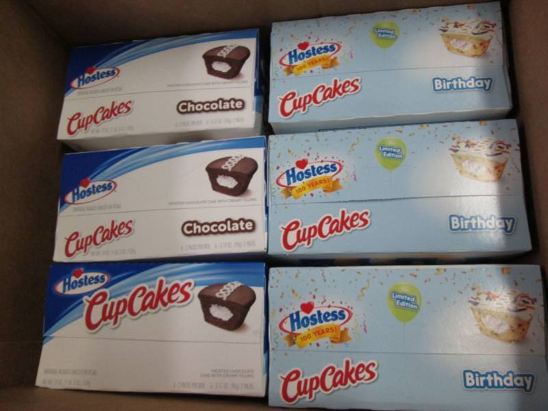 lot 319 image: 6 boxes of Hostess snack cakes...