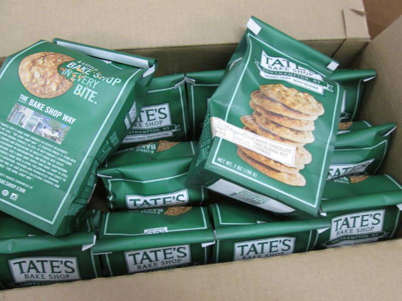 lot 341 image: 12 Tates bake shop white chocolate...