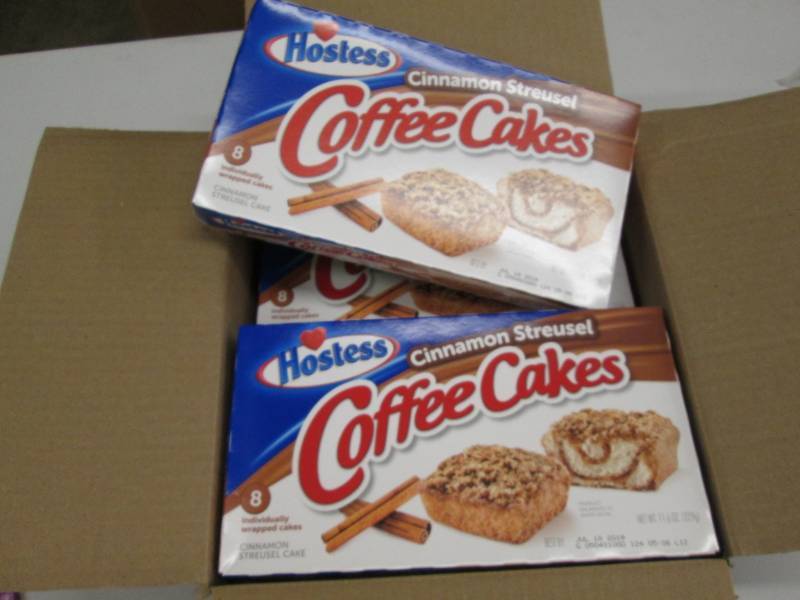 lot 344 image: 6 Cinnamon struesel coffee cake pac...