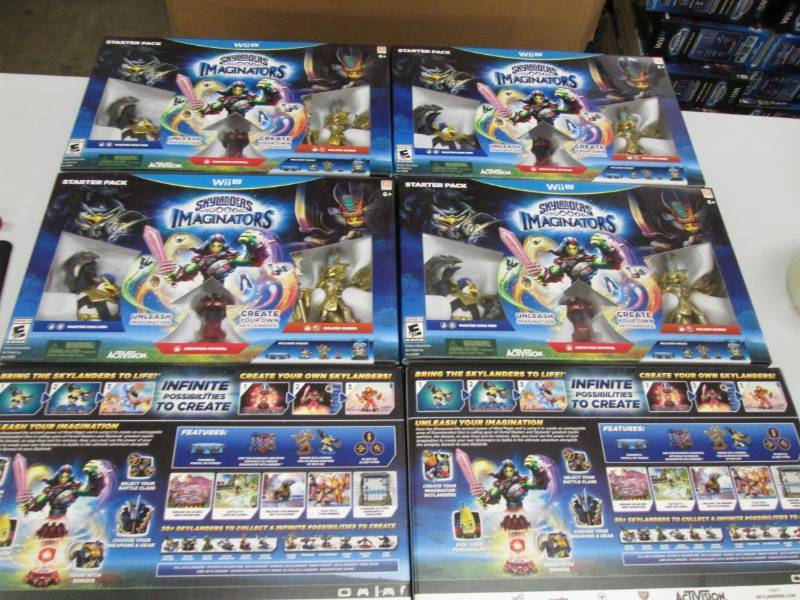lot 348 image: 6 WiiU Skylanders Imaginators start...