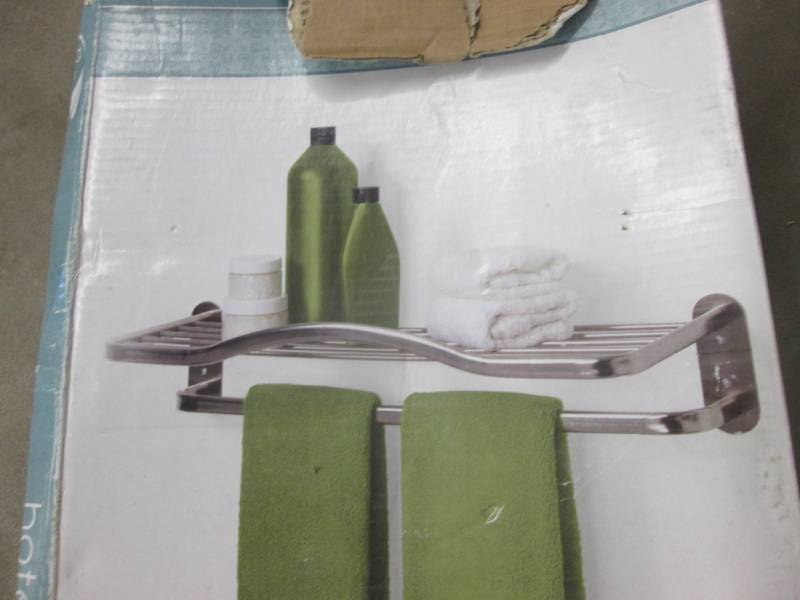 2 Zenna Home - Hotel Towel Shelf Br...