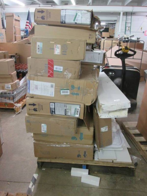 Pallet of Damaged Medicine Cabinets...