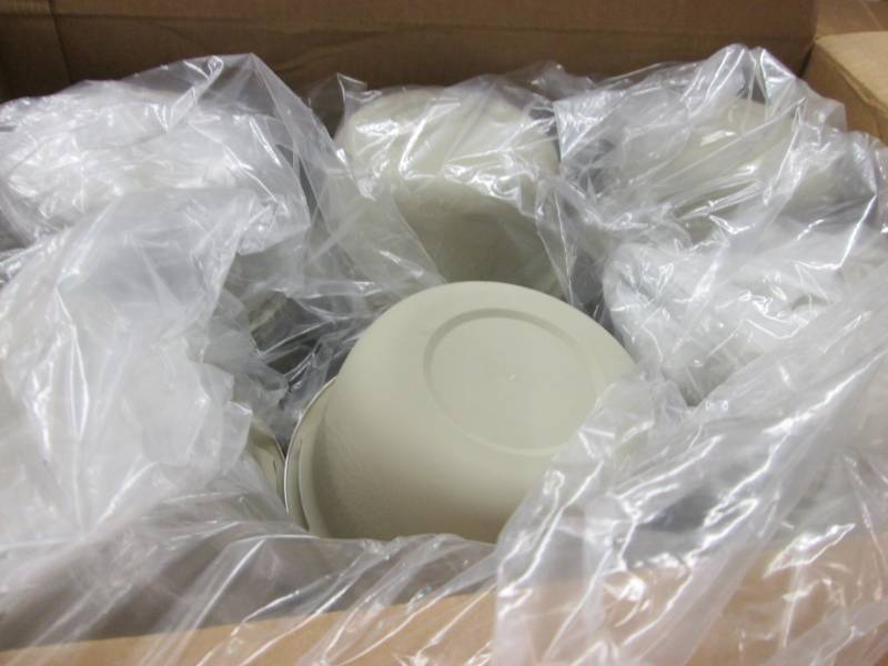 Case of 354 Plastic Tubs...