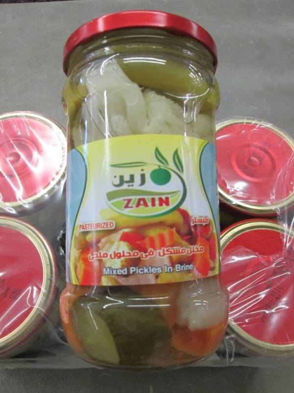 2 Cases of 6 Jars Zain Mixed Pickle...