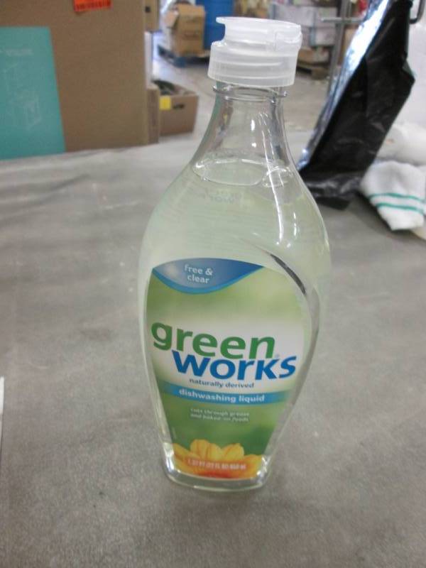 5 22 oz bottles Greenworks Dishwas...