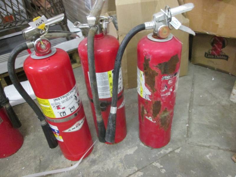 Lot of 3 Large Fire Extinguishers...