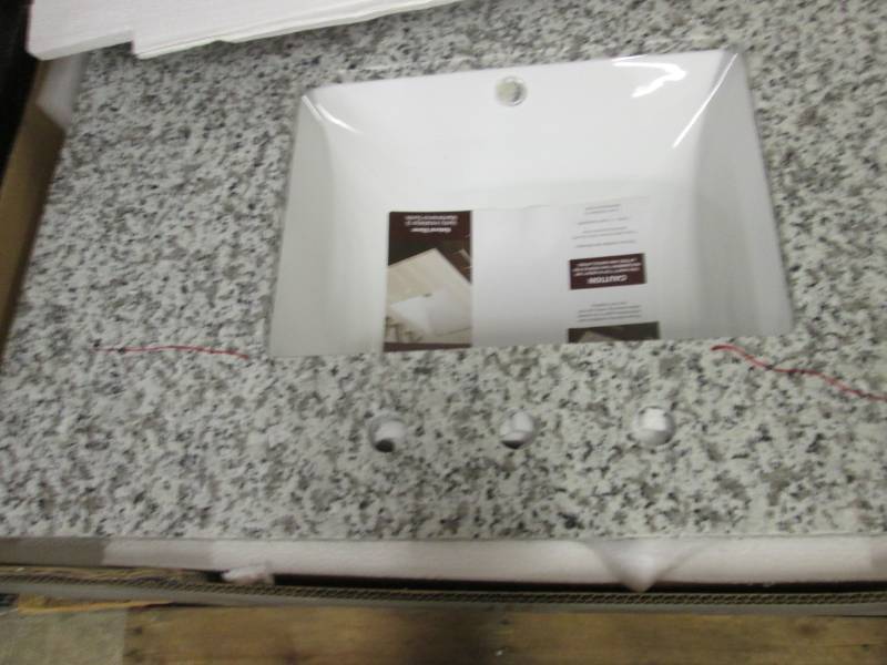 MSI 37 in. W Granite Single Vanity ...