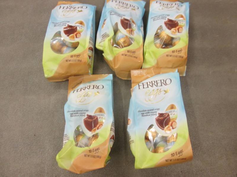 5 - 3.5 oz Bags Ferreo Eggs...