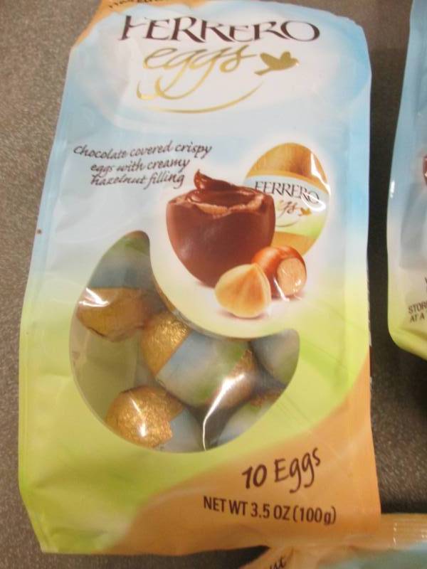 5 - 3.5 oz Bags Ferreo Eggs...