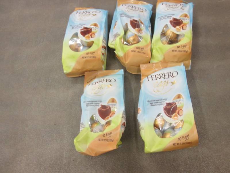 5 - 3.5 oz Bags Ferreo Eggs...