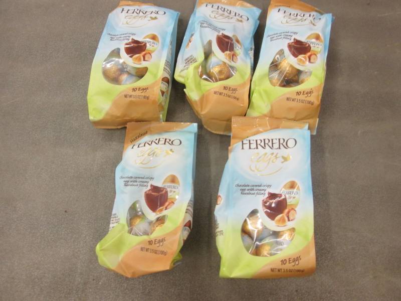 5 - 3.5 oz Bags Ferreo Eggs...