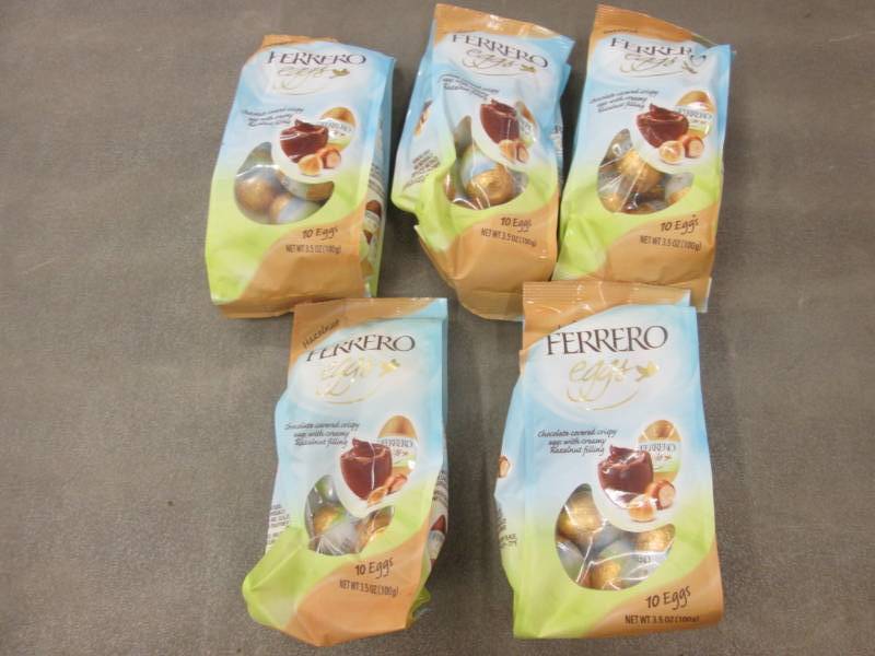 5 - 3.5 oz Bags Ferreo Eggs...