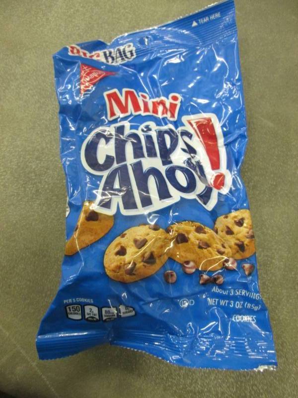 12- 3 oz bags Chips Ahoy Minis...