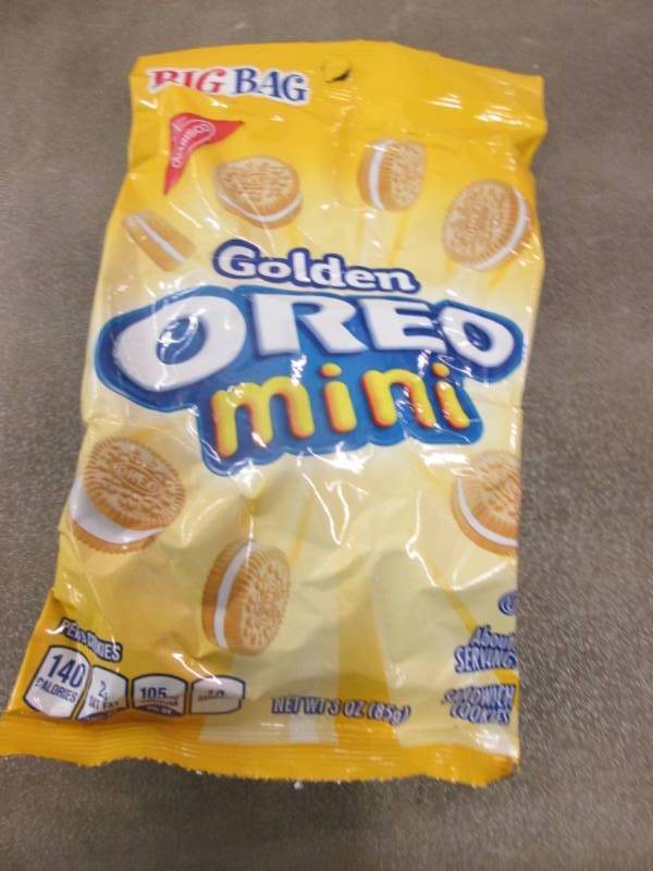 12- 3 oz bags Golden Oreo Minis...