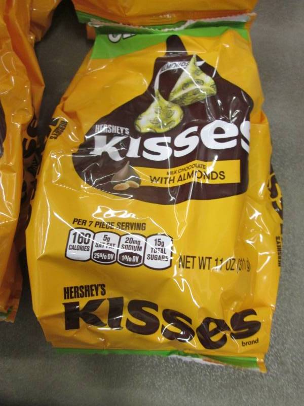 4- 11 oz Hershey Kisses with Almond...
