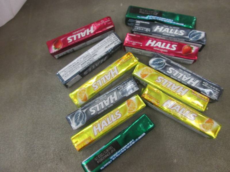 12 pks Halls Cough Drops...