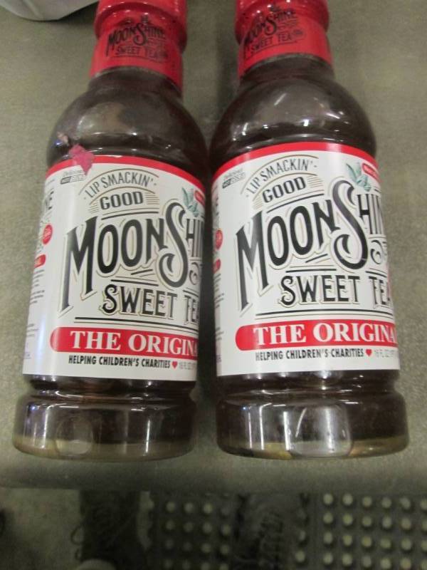12- 16 oz Moon Shine Sweet Tea...