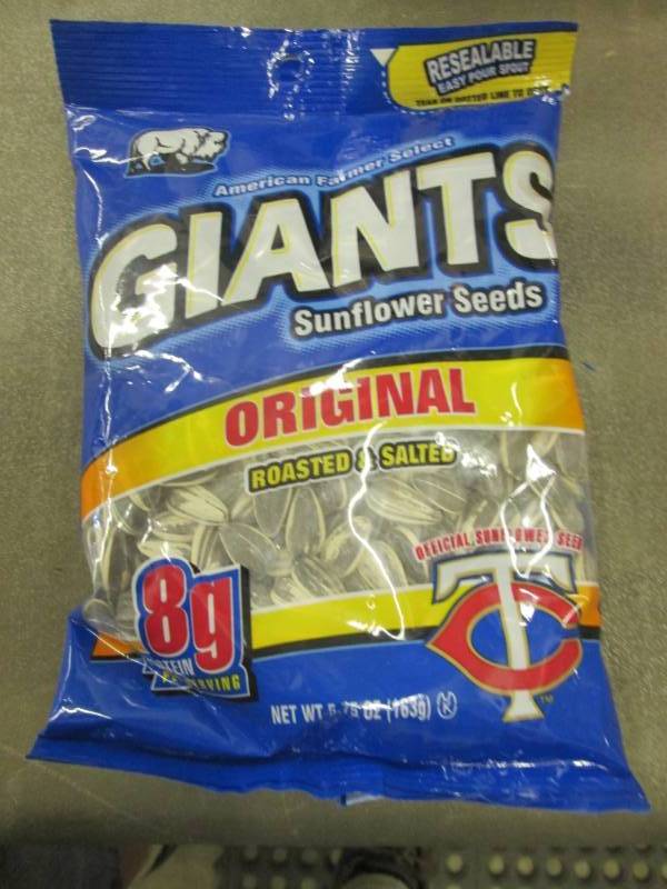 8 -5.75 oz Giants Sunflower Seeds...