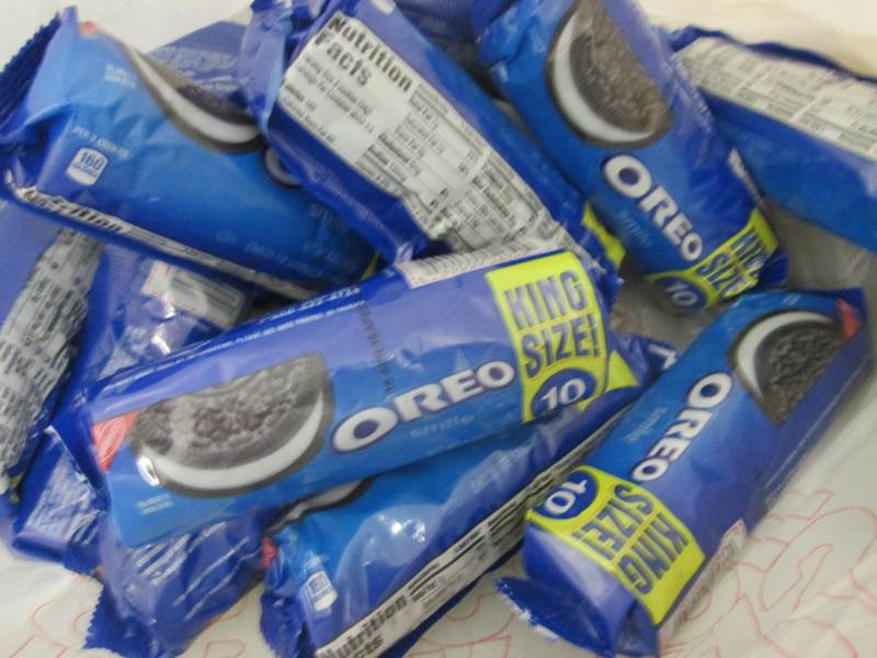 12- 4 oz Oreo King Size Cookies...
