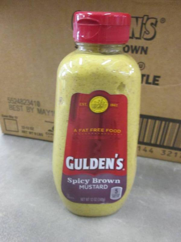 Case of 12- 12 oz Guldens Spicy Br...