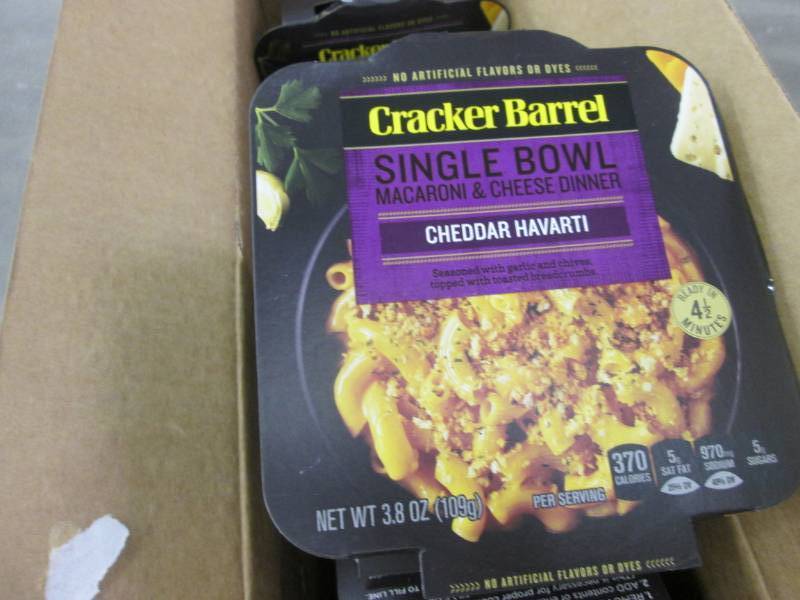 Case of 6-3.8 oz pks Cracker Barrel...