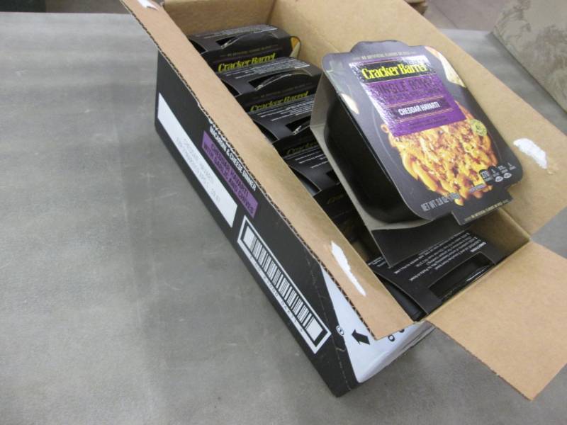 Case of 6-3.8 oz pks Cracker Barrel...
