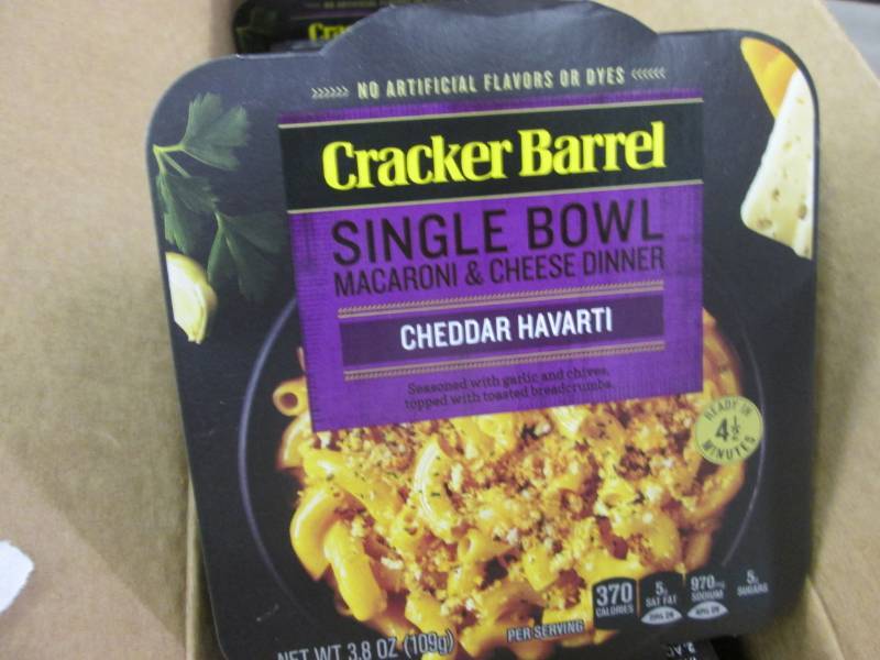 Case of 6-3.8 oz pks Cracker Barrel...