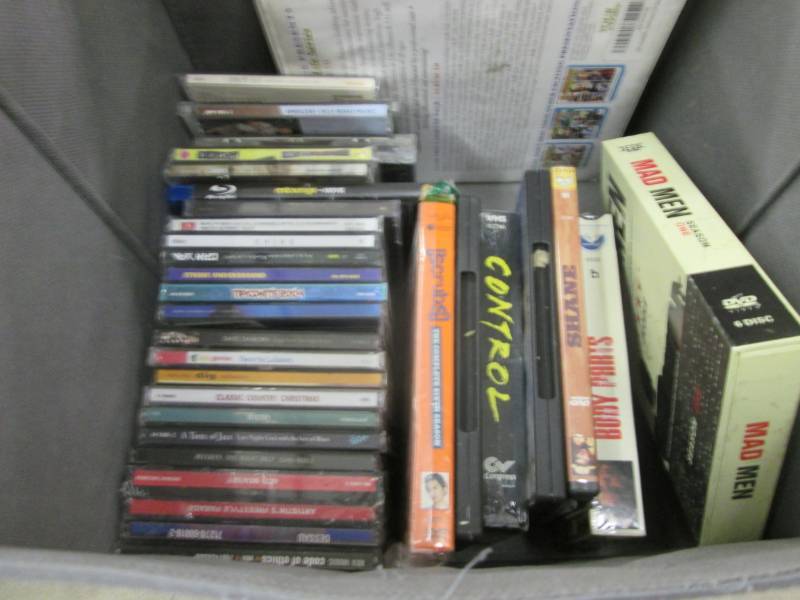 Music Cds, DVds etc in Storage Bi...