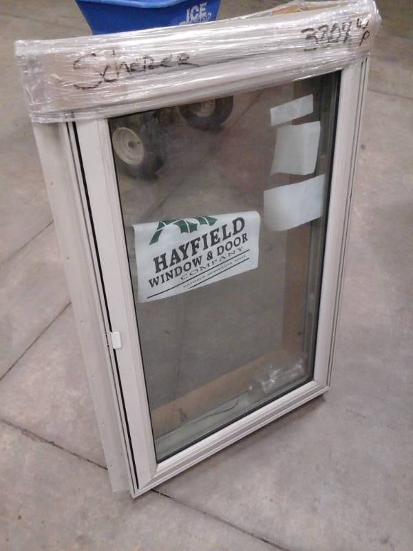 lot 31 image: Hayfield Window & Door House Window with Right Hand Swing Frame, Screen