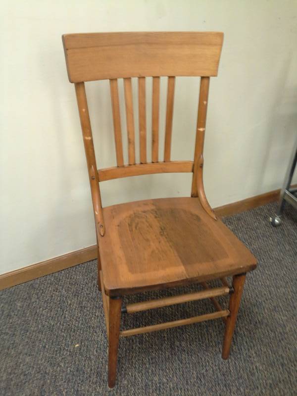 lot 137 image: Wood Dining Chair