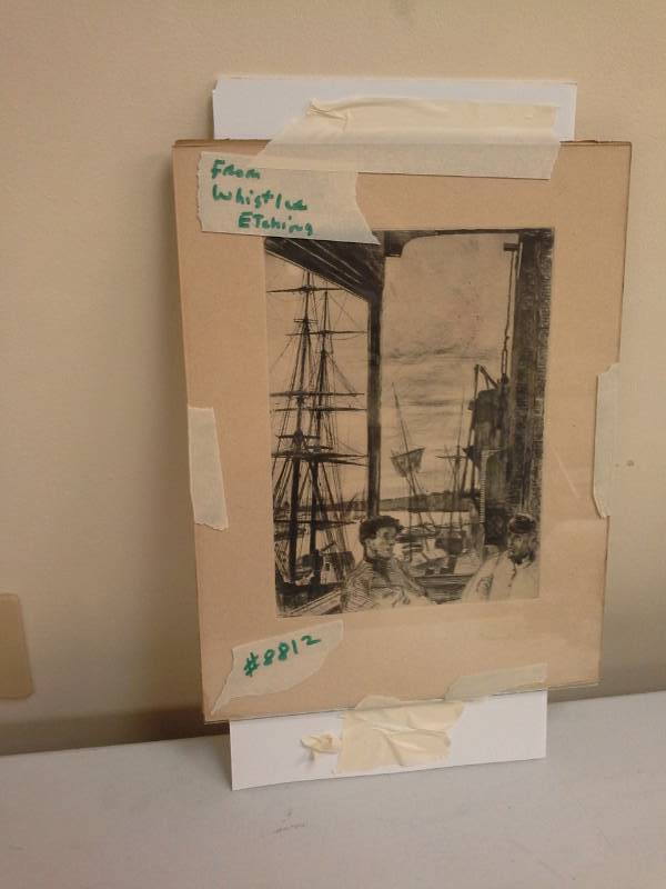 lot 180 image: Whistler (Rotherhithe) Etching #8812