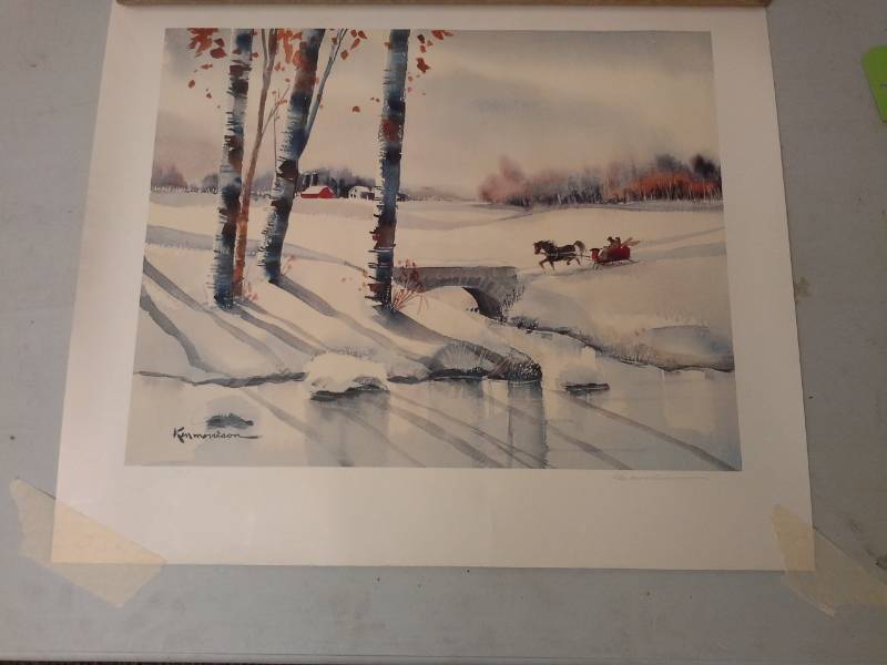 lot 182 image: Sleigh Ride by Ken Morrison #388950 Signed Numbered Print