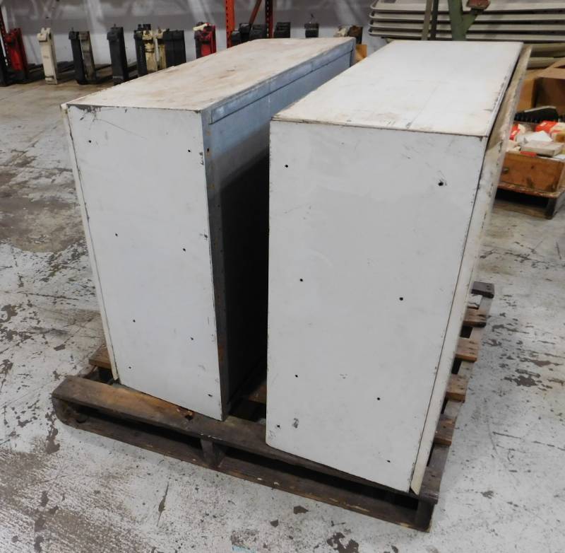 lot 22 image: Two Metal Storage Cabinets