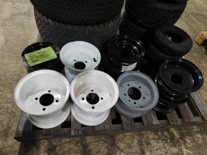 lot 24 image: Pallet Lot of UtilityGolf Cart Tires & Rims
