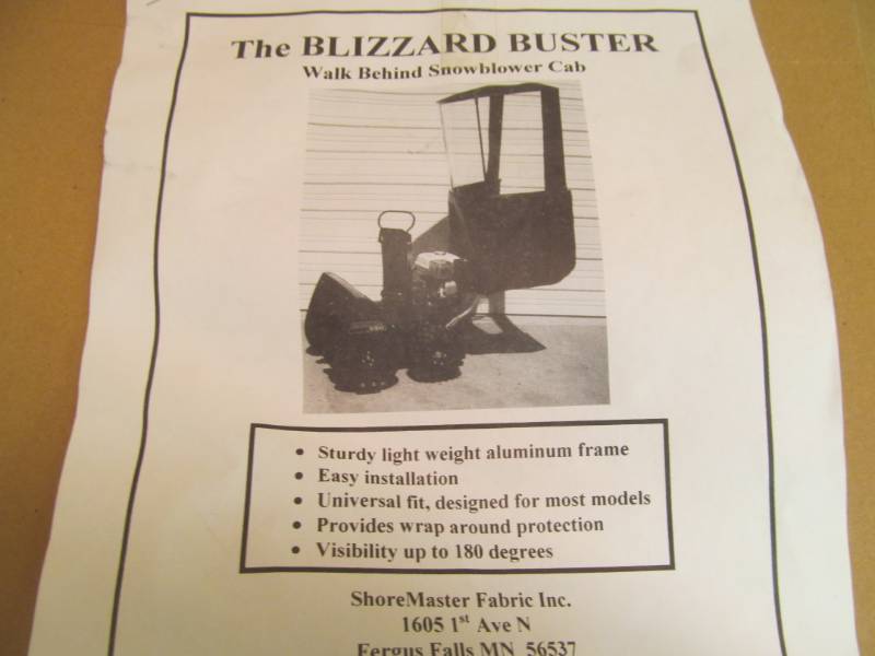 snow blower cab