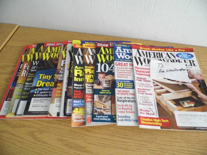 lot 27 image: American Woodworker Magazines
