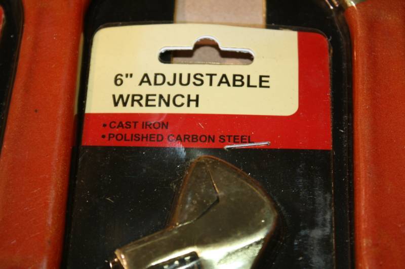 lot 144 image: 6 Adjustable Wrenches Qty 12
