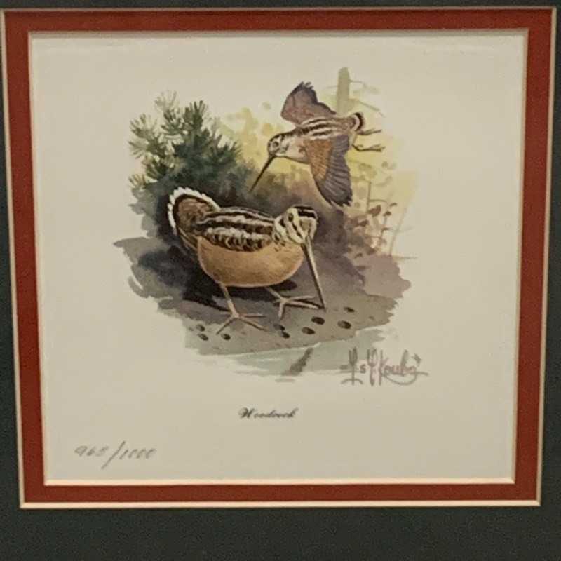 lot 24 image: Les Kouba 4-Piece Print Set